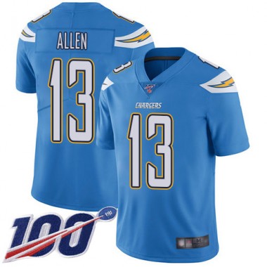 Los Angeles Chargers NFL Football Keenan Allen Electric Blue Jersey Men Limited  #13 Alternate 100th Season Vapor Untouchable